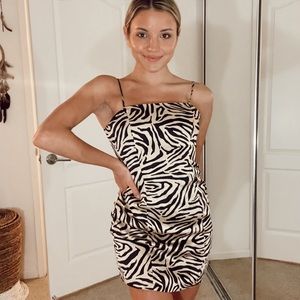 Tiger Print Mini Dress
